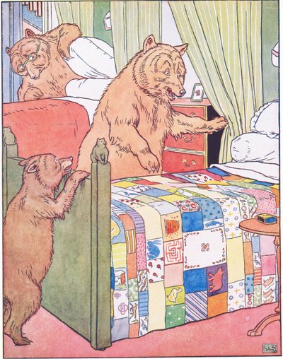Somebody has been Lying on My Bed by Leonard Leslie Brooke